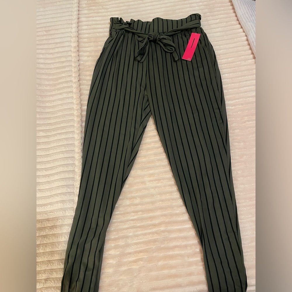 Pinstripe pants